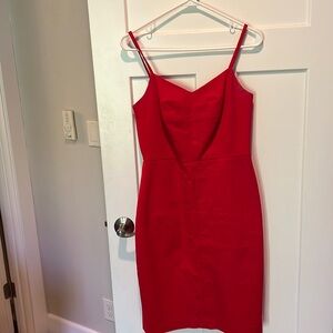 Scuba slim fit midi dress